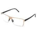 Braune Metallbrille