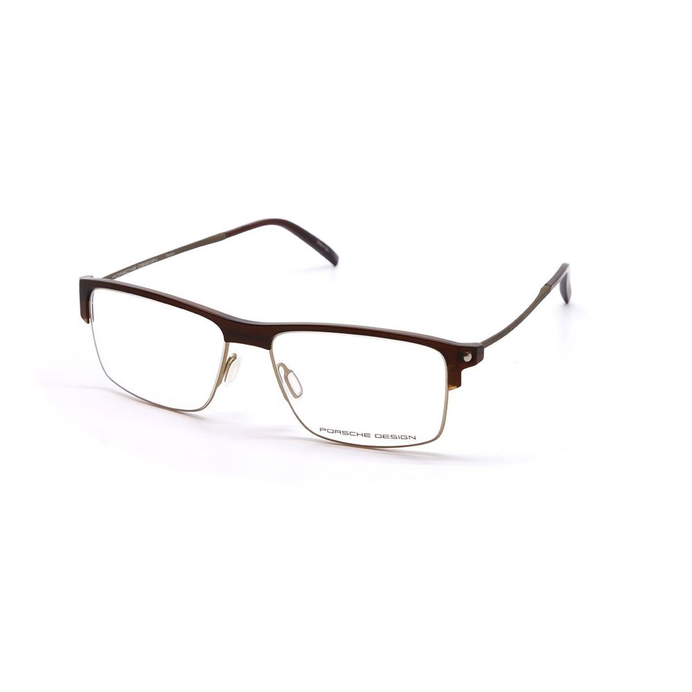 Braune Metallbrille