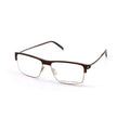 Braune Metallbrille