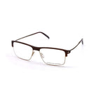 Braune Metallbrille