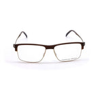 Braune Metallbrille