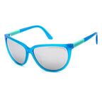 Blaue Azetat-Sonnenbrille