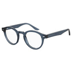 Occhiali in acetato blu