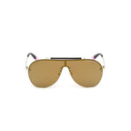 Sonnenbrille aus Roségold-Metall