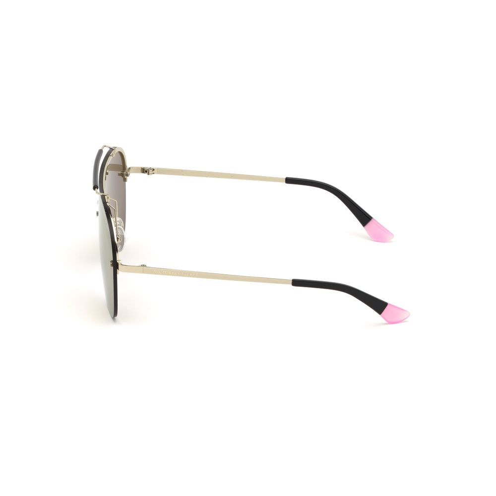 Sonnenbrille aus Roségold-Metall