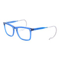 Occhiali in acetato blu
