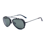 Brille aus schwarzem Edelstahl (Gestelle)