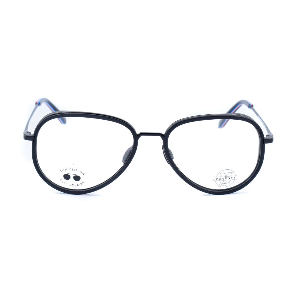 Brille aus schwarzem Edelstahl (Gestelle)