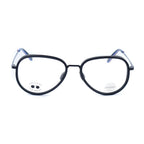Brille aus schwarzem Edelstahl (Gestelle)