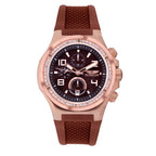 Braune Gummi-Dresswatch