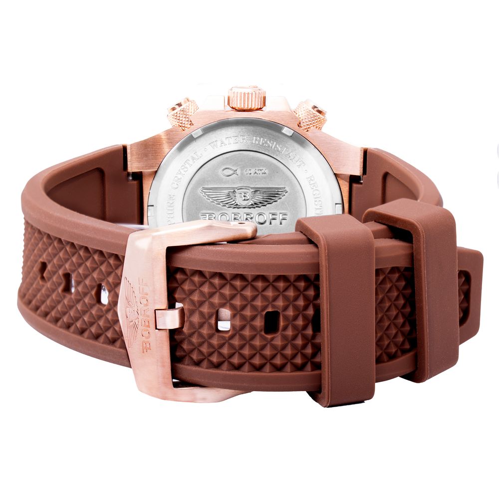 Braune Gummi-Dresswatch