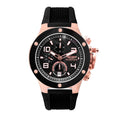 Orologio sportivo in gomma nera