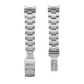 Orologio con bracciale in acciaio inossidabile argento