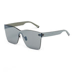 Sonnenbrille aus blauem Azetat