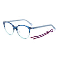 Blaue Acetatbrille (Gestell)