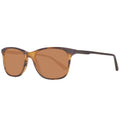 Braune Sonnenbrille aus Kunststoff