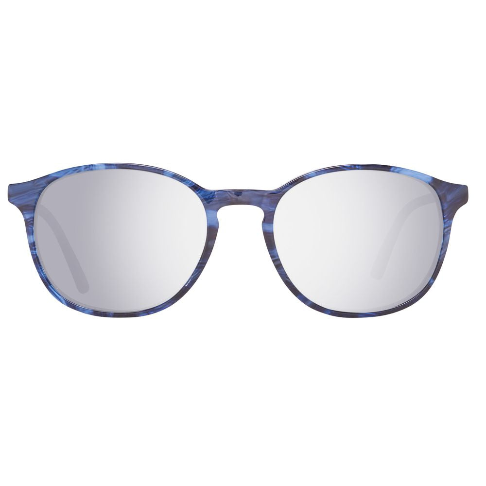 Blaue Sonnenbrille aus Kunststoff