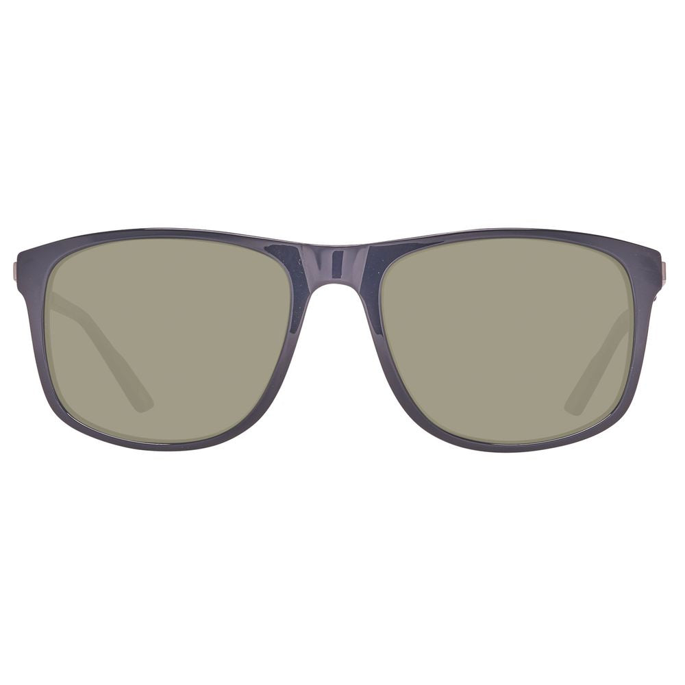 Schwarze Sonnenbrille aus Kunststoff