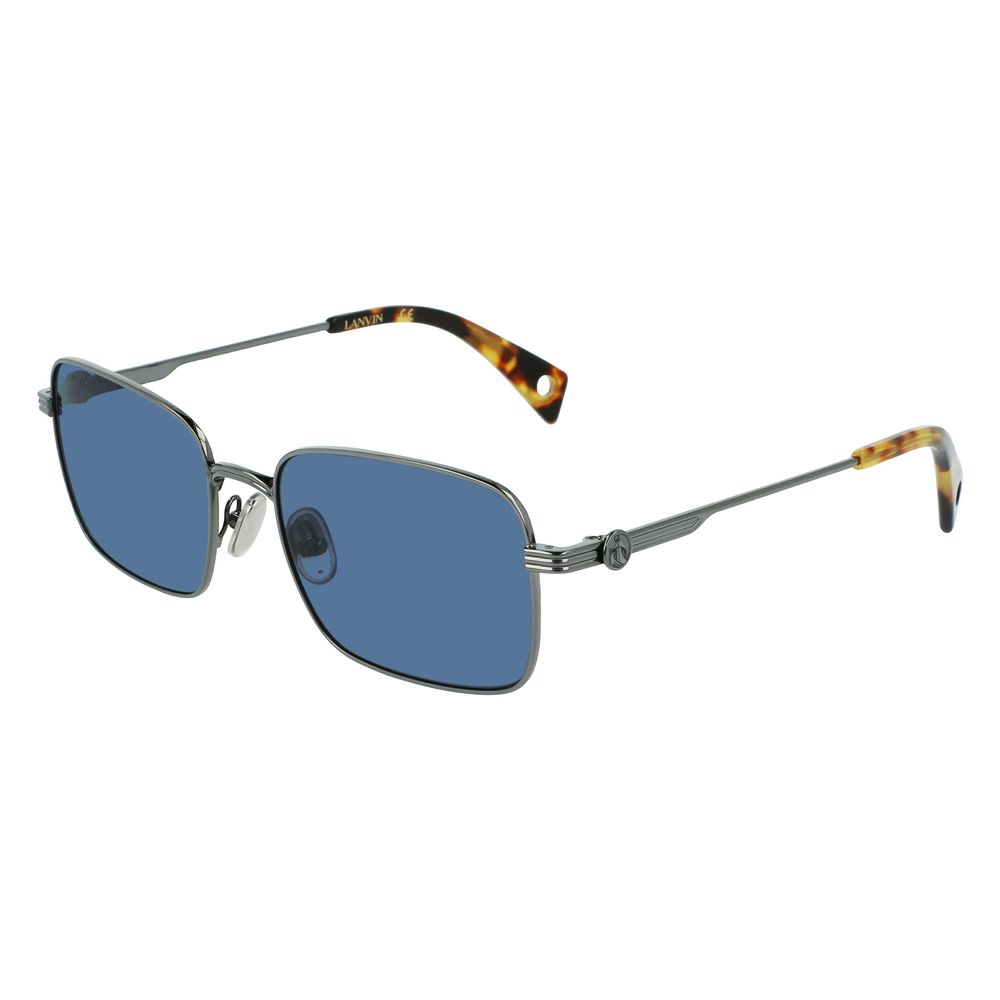Sonnenbrille aus grauem Metall