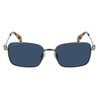 Sonnenbrille aus grauem Metall
