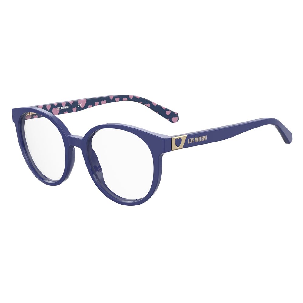 Occhiali in acetato blu