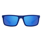 Weiße Sonnenbrille aus Gummi