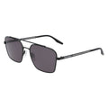 Schwarze Metal-Sonnenbrille