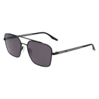 Schwarze Metal-Sonnenbrille