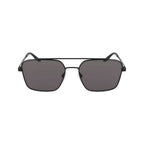 Schwarze Metal-Sonnenbrille