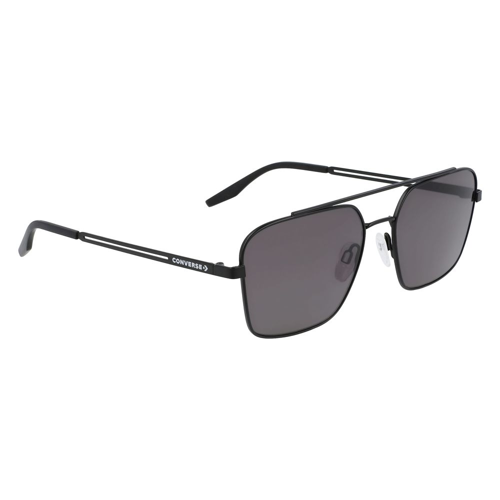 Schwarze Metal-Sonnenbrille