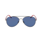 Graue Metallsonnenbrille