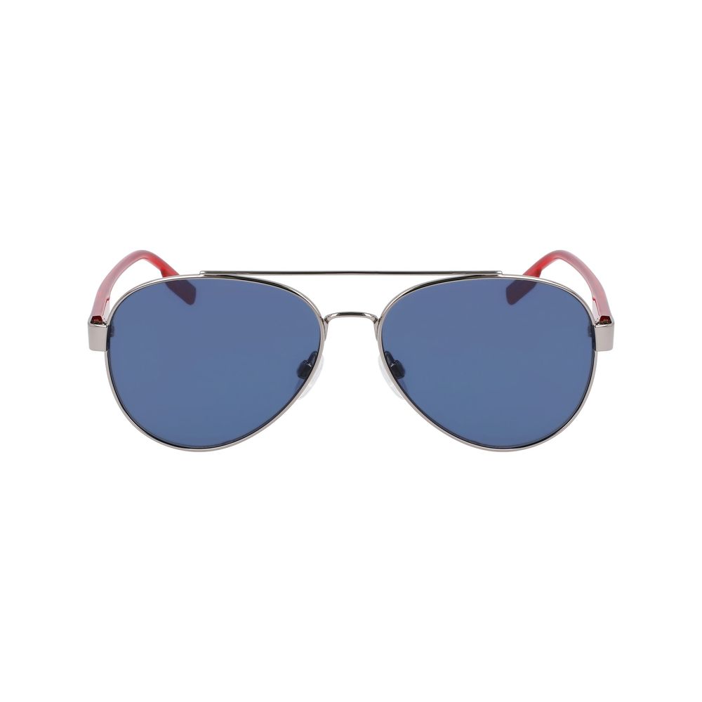 Graue Metallsonnenbrille