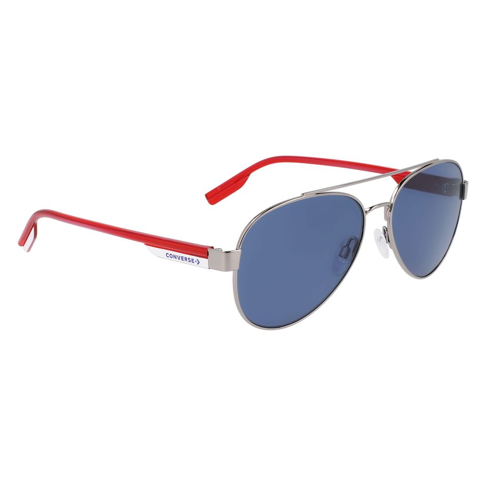 Graue Metallsonnenbrille