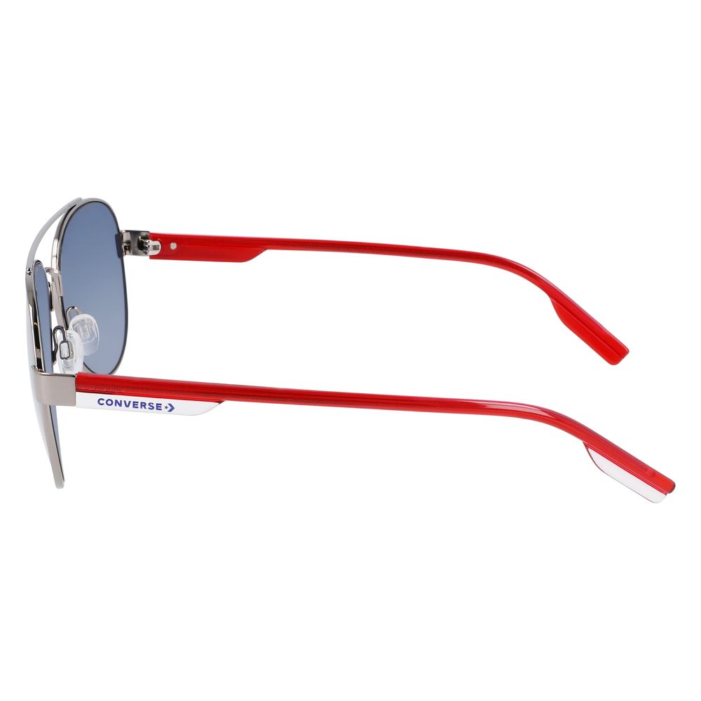 Graue Metallsonnenbrille