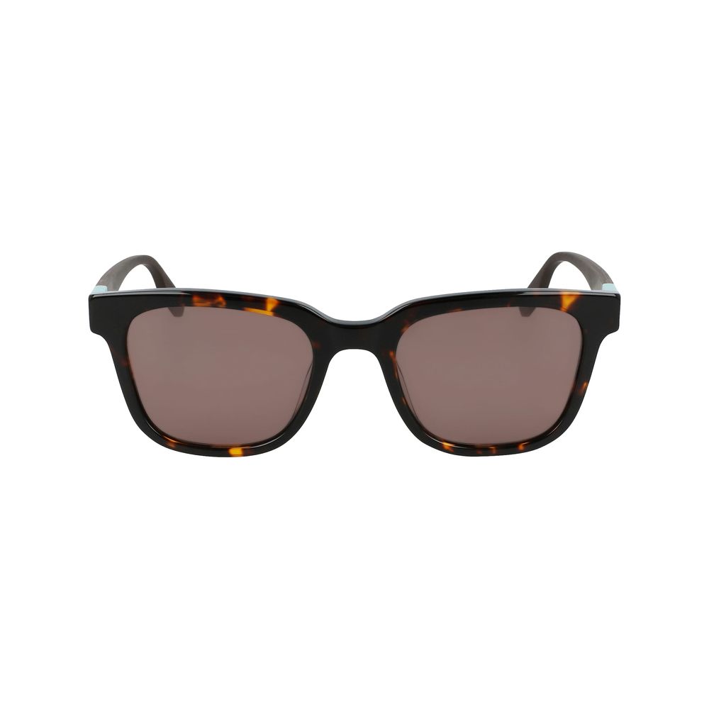 Sonnenbrille aus braunem Azetat