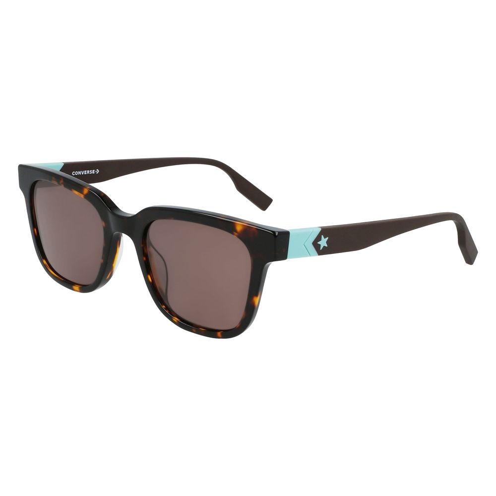 Sonnenbrille aus braunem Azetat