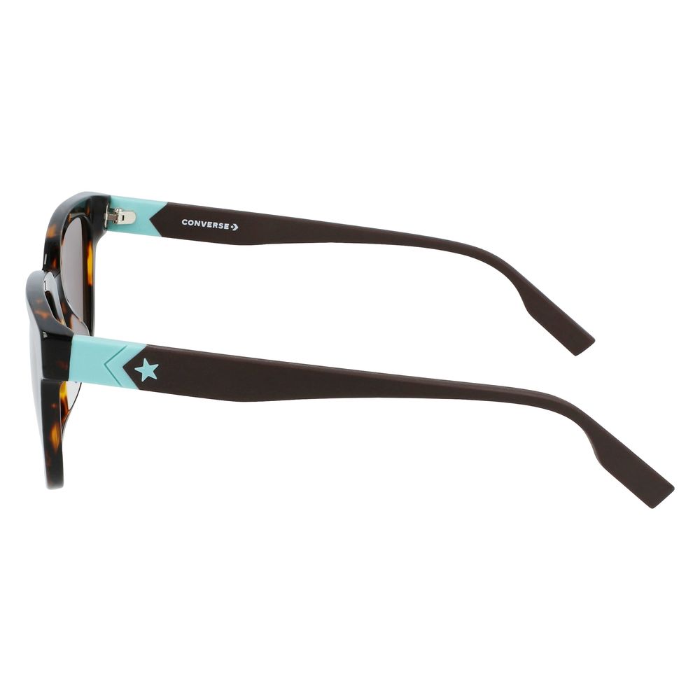 Sonnenbrille aus braunem Azetat