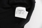 Black Sleeveless Crewneck Vest Pullover