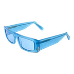 Blaue Sonnenbrille aus Kunststoff