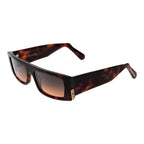 Occhiali da sole in acetato marrone