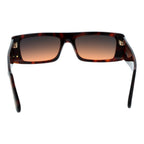 Occhiali da sole in acetato marrone