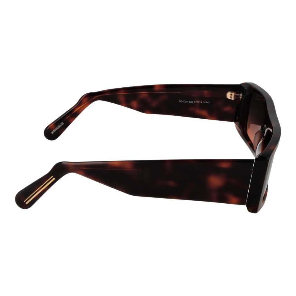 Occhiali da sole in acetato marrone