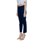 Blaue Freizeit-Baumwollhose