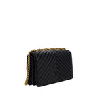 Black Calf Leather Bos Taurus Shoulder Bag