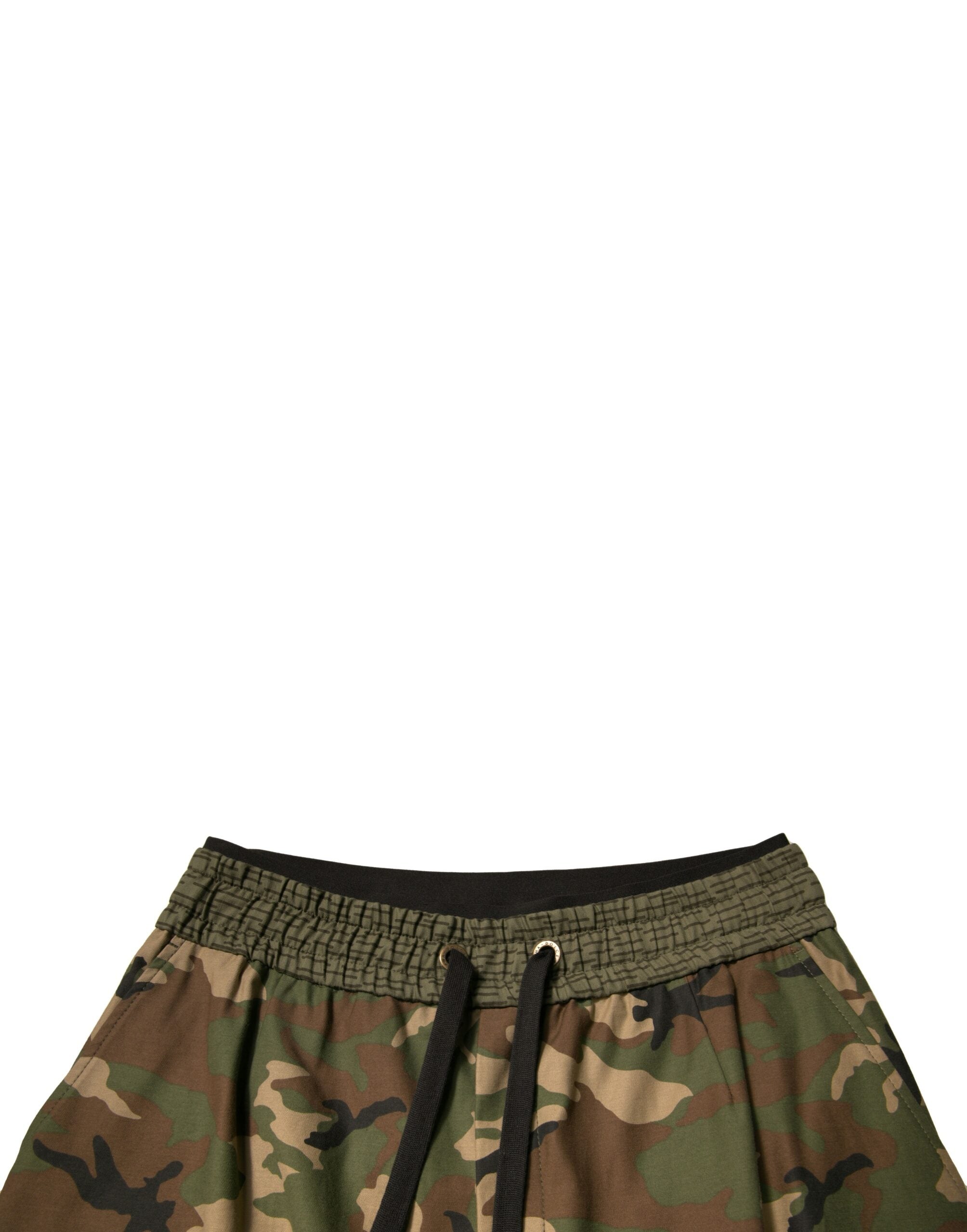 Mehrfarbige Camouflage Cargo-Jogginghose