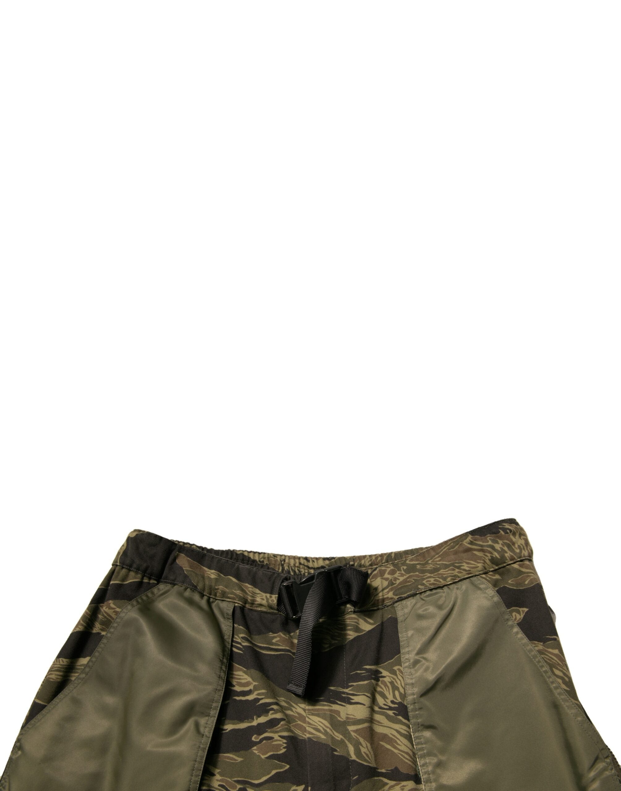 Grüne Jogger Cargo-Hose aus Baumwolle