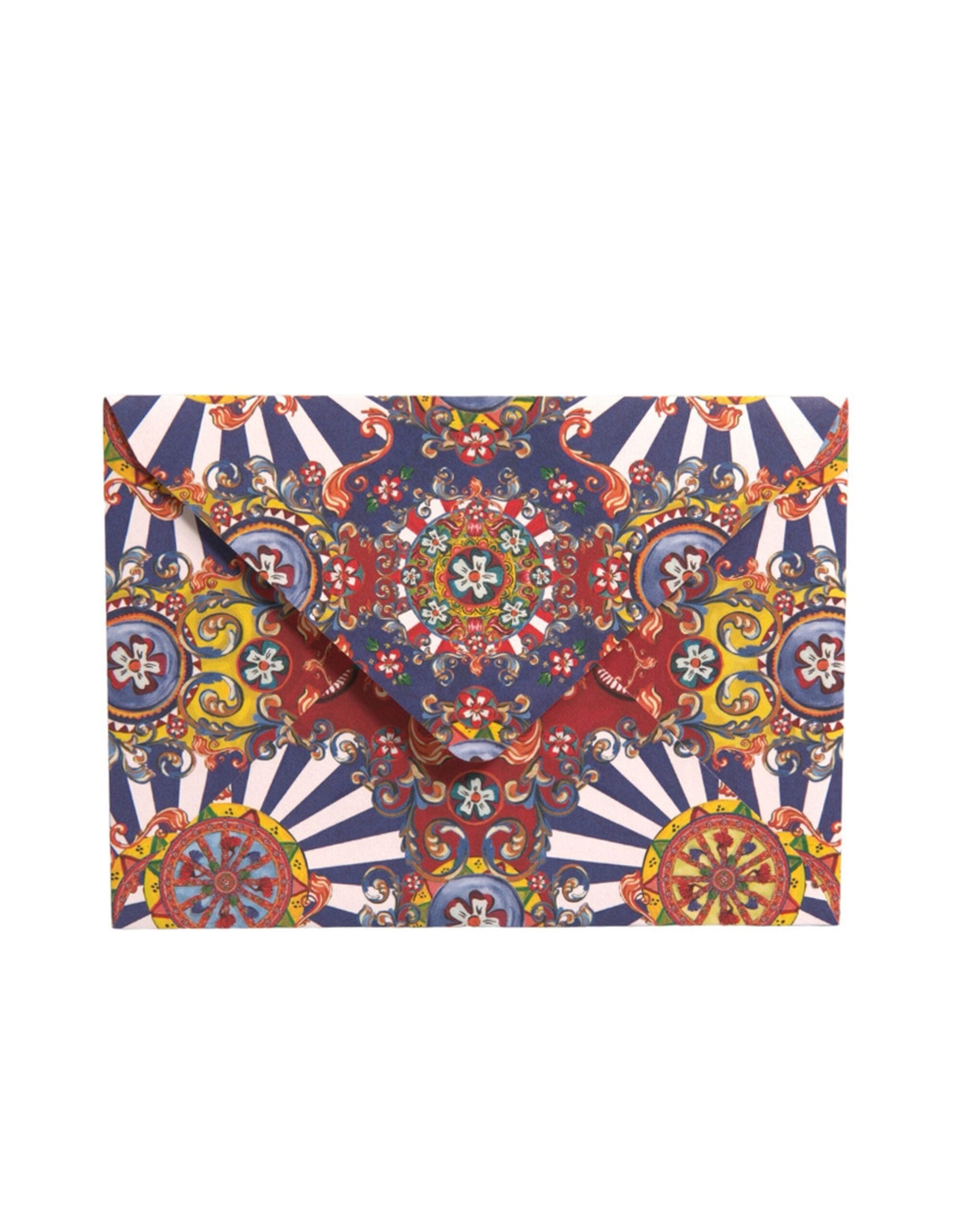 Multicolor Sizilianischer Karren Umschlag Postkartenhalter