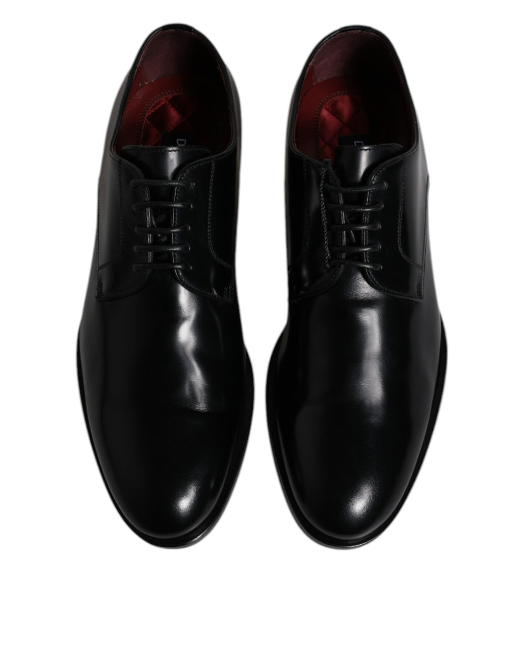 Schwarze Derby-Schnürschuhe aus Kalbsleder für formelle Anlässe