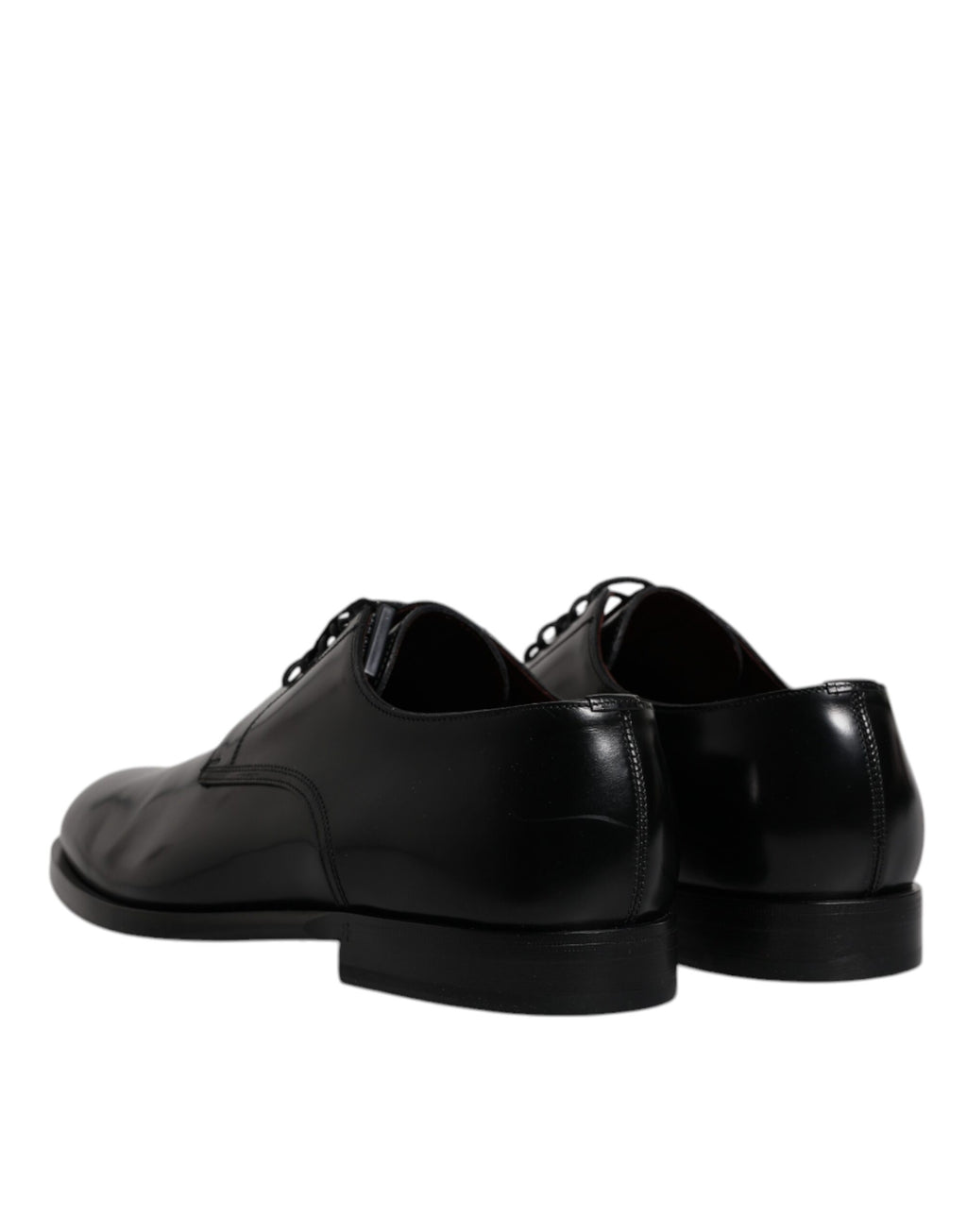 Schwarze Derby-Schnürschuhe aus Kalbsleder für formelle Anlässe