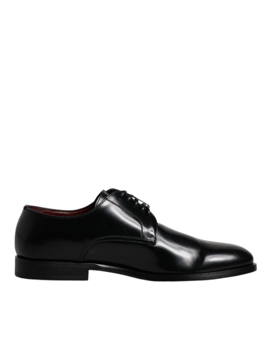 Schwarze Derby-Schnürschuhe aus Kalbsleder für formelle Anlässe